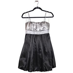 Speechless Juniors Size 9 Silver Party Mini Dress